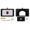מסך מגע קיבולי LCD 7" 1024x600, ממשק DSI, מארז פלסטיק