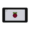 מסך מגע קיבולי LCD 7" 1024x600, ממשק DSI, מארז פלסטיק