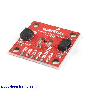 חיישן טמפרטורה AS6212 - חיבור Qwiic