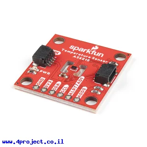 חיישן טמפרטורה AS6212 - חיבור Qwiic