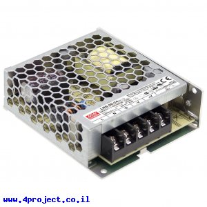 ספק כח ממותג 12V/4.2A - MEANWELL