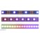 רצועת לדים Addressable RGB - אורך 1 מטר, 30 לדים (SK9822)