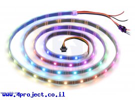 תמונה של מוצר רצועת לדים Addressable RGB - אורך 2 מטר, 60 לדים (SK9822)