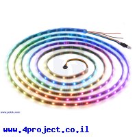 רצועת לדים Addressable RGB - אורך 5 מטר, 150 לדים (SK9822)