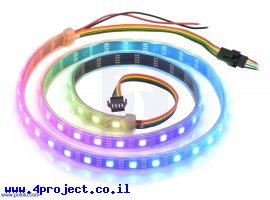 תמונה של מוצר רצועת לדים Addressable RGB - אורך 1 מטר, 60 לדים (SK9822)