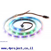 רצועת לדים Addressable RGB - אורך 1 מטר, 30 לדים (SK6812)