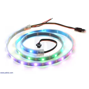 רצועת לדים Addressable RGB - אורך 1 מטר, 30 לדים (SK6812)
