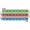 רצועת לדים Addressable RGB - אורך 1 מטר, 60 לדים (SK6812)