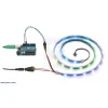 רצועת לדים Addressable RGB - אורך 1 מטר, 60 לדים (SK6812)