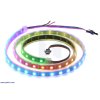 רצועת לדים Addressable RGB - אורך 1 מטר, 60 לדים (SK6812)