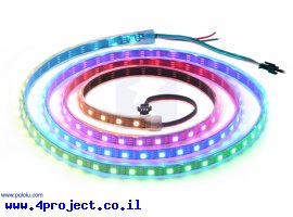 תמונה של מוצר רצועת לדים Addressable RGB - אורך 2 מטר, 120 לדים (SK6812)