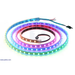 רצועת לדים Addressable RGB - אורך 2 מטר, 120 לדים (SK6812)