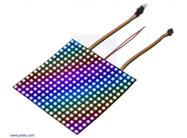 תמונה של מוצר מטריצת לדים Addressable RGB 16x16 - מרחק 10 מ"מ (SK9822)