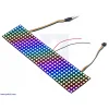 מטריצת לדים Addressable RGB 8x32 - מרחק 10 מ"מ (SK9822)