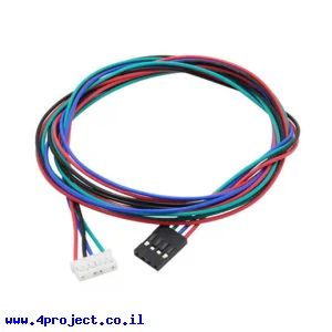 כבל JST2.0-6pin לשורה 4pin אורך 1 מטר