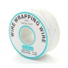 חוט WireWrap חד גידי - AWG30 - לבן - 250 מטר