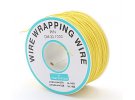 תמונה של מוצר חוט WireWrap חד גידי - AWG30 - צהוב - 250 מטר