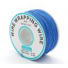 חוט WireWrap חד גידי - AWG30 - כחול - 250 מטר