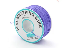 תמונה של מוצר חוט WireWrap חד גידי - AWG30 - סגול - 250 מטר