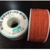 חוט WireWrap חד גידי - AWG30 - כתום - 250 מטר