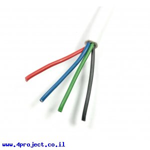 כבל גמיש 4x0.3mm2 - לפי מטר