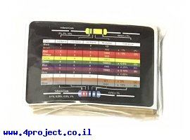 תמונה של מוצר ערכה של 600 נגדים בערכים שונים