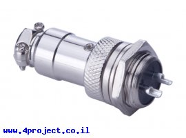 תמונה של מוצר מחבר GX16-2 (נייד + קבוע)
