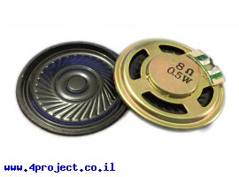 תמונה של מוצר רמקול שטוח 40 מ"מ - 0.5W 8 Ohm