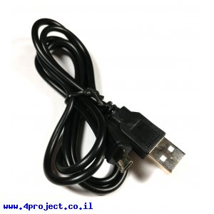 כבל USB A ל-microB באורך 90 ס"מ