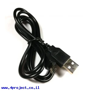 כבל USB A ל-microB באורך 90 ס"מ