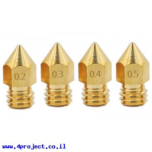 דיזה 0.8 מ"מ MK8 לפלסטיק 1.75 מ"מ