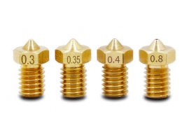 תמונה של מוצר דיזה 0.6 מ"מ E3D לפלסטיק 1.75 מ"מ
