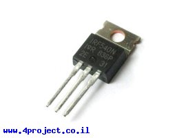 תמונה של מוצר טרנזיסטור IRF540N - N-Channel MOSFET 100V 33A