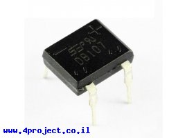 תמונה של מוצר גשר דיודות DB107 - 1000V/1A
