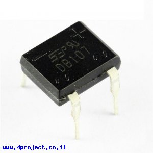 גשר דיודות DB107 - 1000V/1A