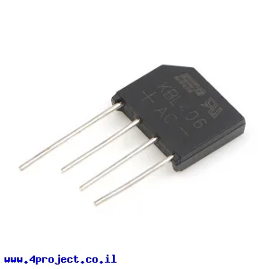 גשר דיודות KBL406 - 800V/4A