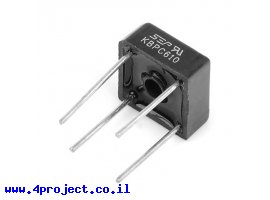 תמונה של מוצר גשר דיודות KBPC610 - 1000V/6A