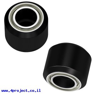 גלגל Mini V-Wheel לפרופיל X-Rail - חבילה של 2
