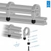 גלגל Mini V-Wheel לפרופיל X-Rail - חבילה של 2