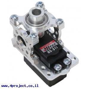 מחזיק מנוע ServoBlock™ למנועי סרוו בגודל סטנדרטי עם ציר C1-24T - ציר ישר
