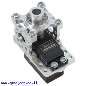 מחזיק מנוע ServoBlock™ למנועי סרוו בגודל סטנדרטי עם ציר 3F-25T - ציר ישר