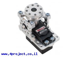 תמונה של מוצר מחזיק מנוע ServoBlock™ למנועי סרוו בגודל סטנדרטי עם ציר C1-24T - ציר עם חורים 6-32
