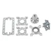 מחזיק מנוע ServoBlock™ למנועי סרוו בגודל סטנדרטי עם ציר C1-24T - ציר עם חורים 6-32