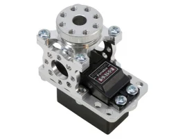 תמונה של מוצר מחזיק מנוע ServoBlock™ למנועי סרוו בגודל סטנדרטי עם ציר 3F-25T - ציר עם חורים 6-32