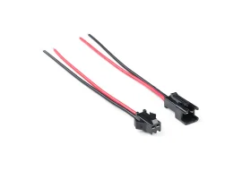 תמונה של מוצר מחבר JST-SM 2-pin עם חוטים AWG20