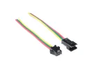 תמונה של מוצר מחבר JST-SM 3-pin עם חוטים AWG20