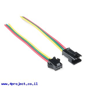 מחבר JST-SM 3-pin עם חוטים AWG20