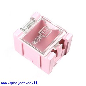 קופסה מודולרית לאחסון רכיבים - 25x31.5x21.5 מ"מ - ורוד