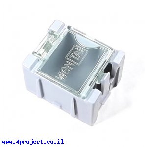 קופסה מודולרית לאחסון רכיבים - 25x31.5x21.5 מ"מ - תכלת
