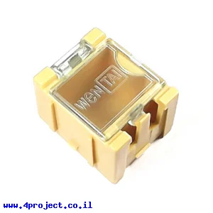 קופסה מודולרית לאחסון רכיבים - 25x31.5x21.5 מ"מ - צהוב